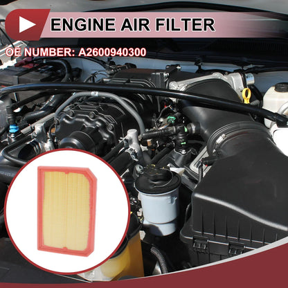 Engine Air Filter for Mercedes-Benz GLA250 2.0L (2021-2025) - 1 Pcs