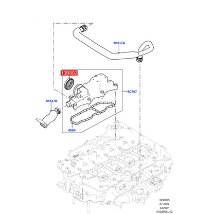 Engine Valve Cover Repair Kit for Land Rover Range Rover Sport, Jaguar XE XF (2005-2023)