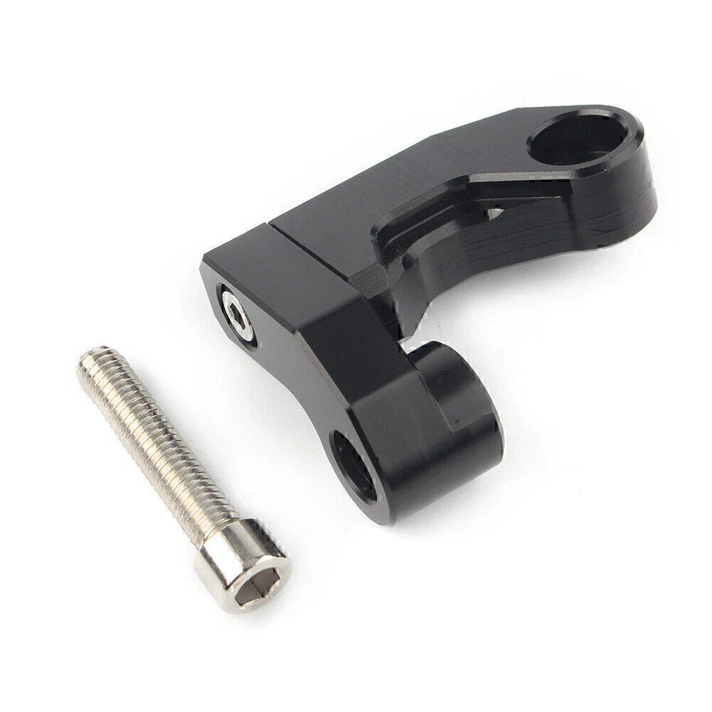 Black Front Handlebar Brake Clutch Cable Clamps for Honda CB650F (2014-2023)
