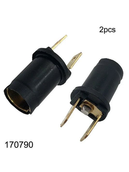 2 x Side Light Bulb Holder for Ba9s 989/233 Car Bulb Plastic