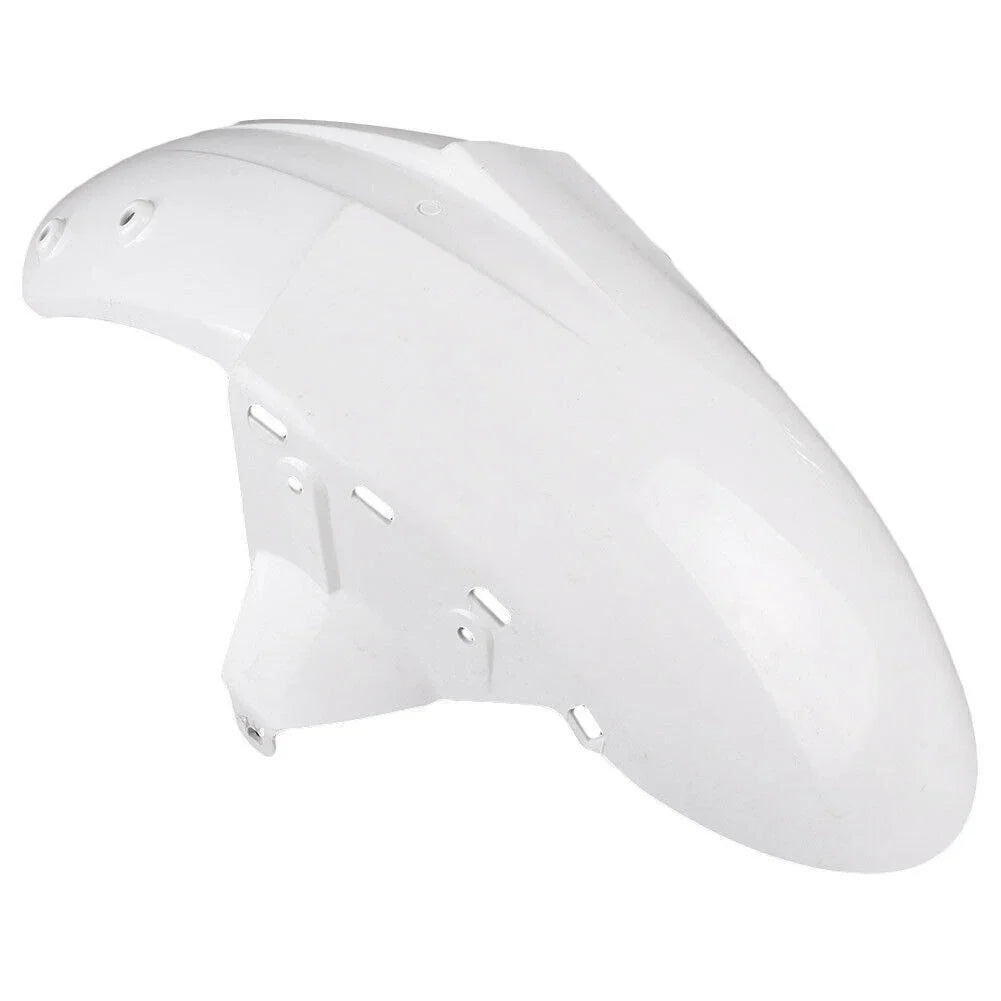 Unpainted White Front Fender Mudguard for Kawasaki Ninja ZX6R (2005)