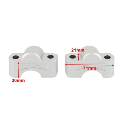 CNC Handlebar Raiser Clamp for Tiger Sport 660 (2022-2024) Black
