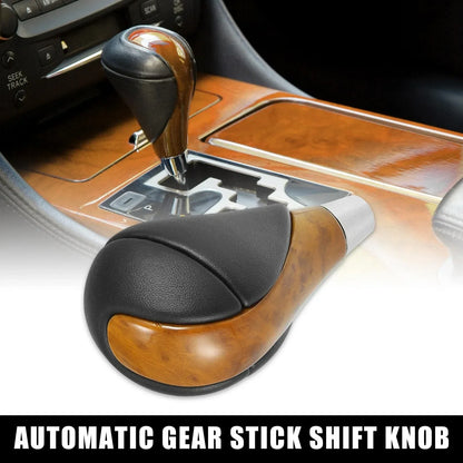 Automatic Gear Stick Shift Knob for Lexus ES350 Black Faux Leather (2007-2012)