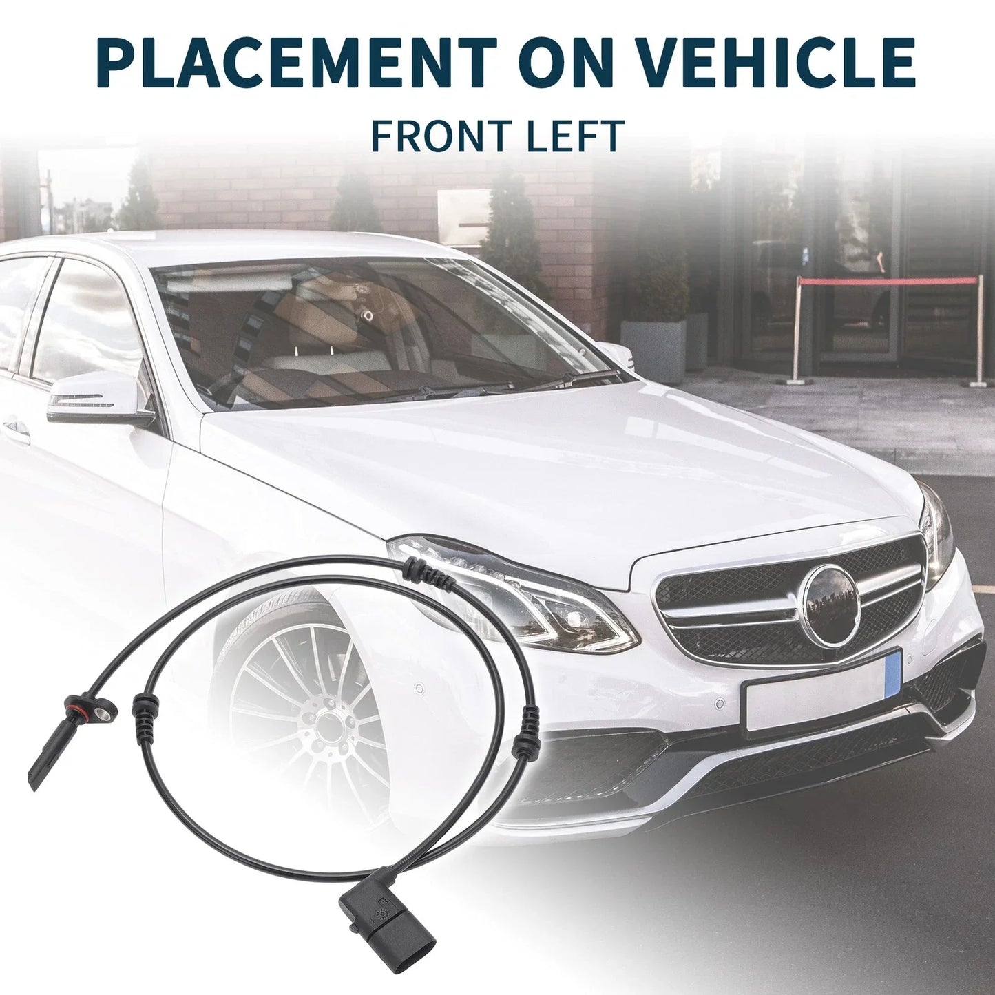Front Left ABS Wheel Speed Sensor for Mercedes-Benz C300 C350e (2015-2020)