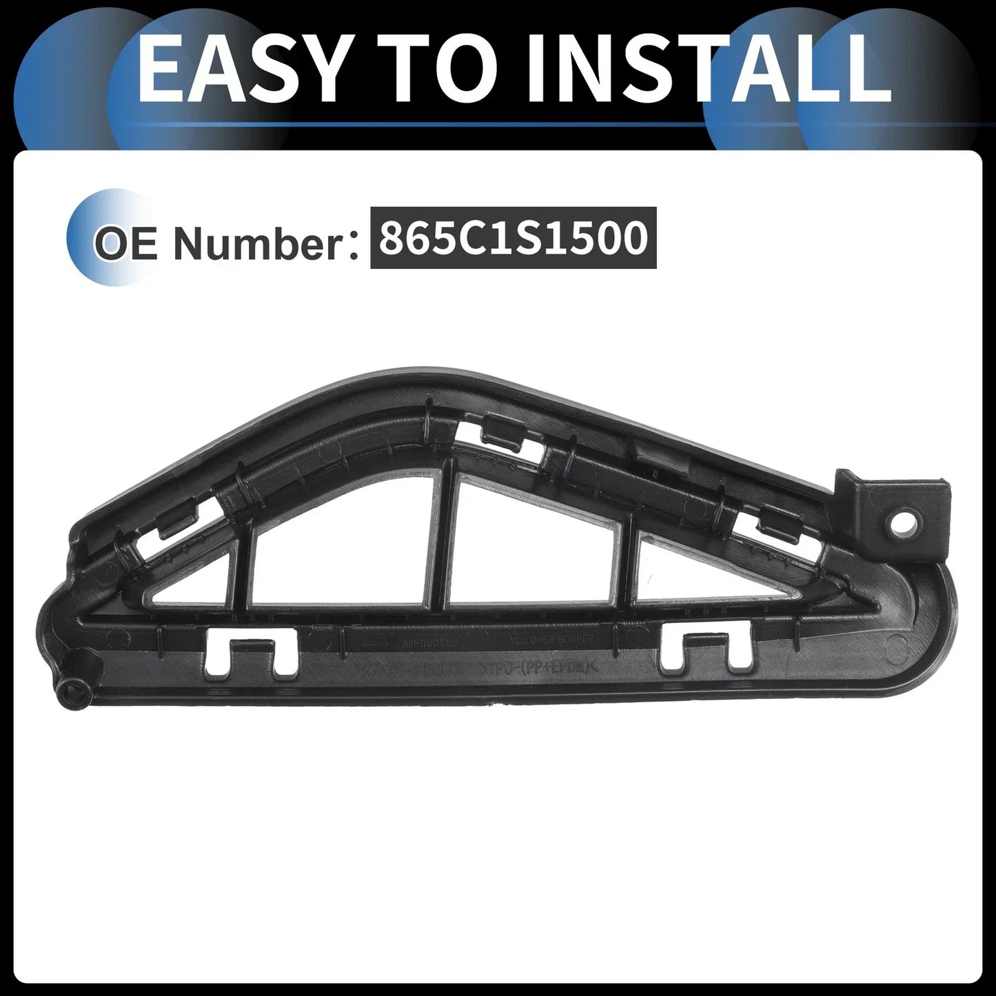 Left Front Bumper Retainer Bracket for Hyundai Santa Fe (2021-2023)