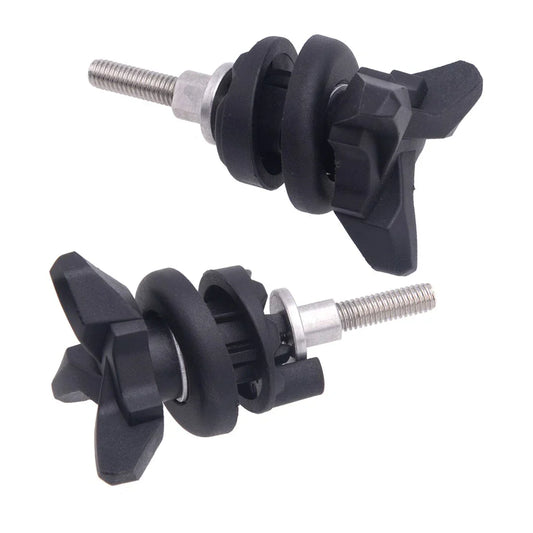 2 x Black Windshield Adjustment Screws for BMW R1200GS ADV (2004-2017)