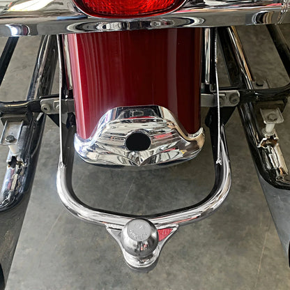 Chrome Trailer Hitch w/ Ball for Harley Electra Road King Glide (1994-2008)