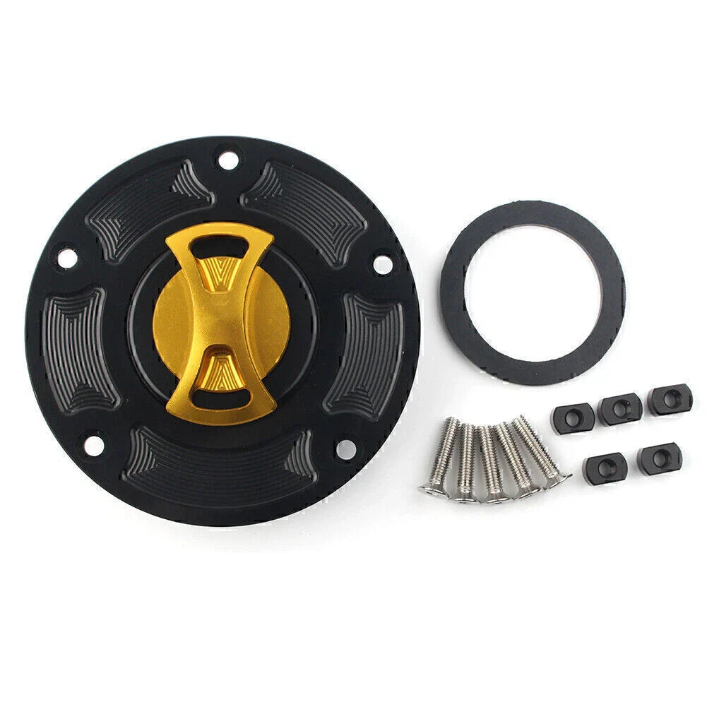 Gold Fuel Gas Tank Cap Cover for Ducati Panigale 899 959 1199 (2012-2019)