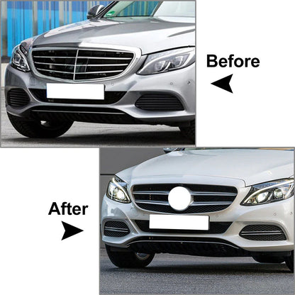 Fog Light Grilles Cover for Benz C Class W205 C300 (2015-2021)