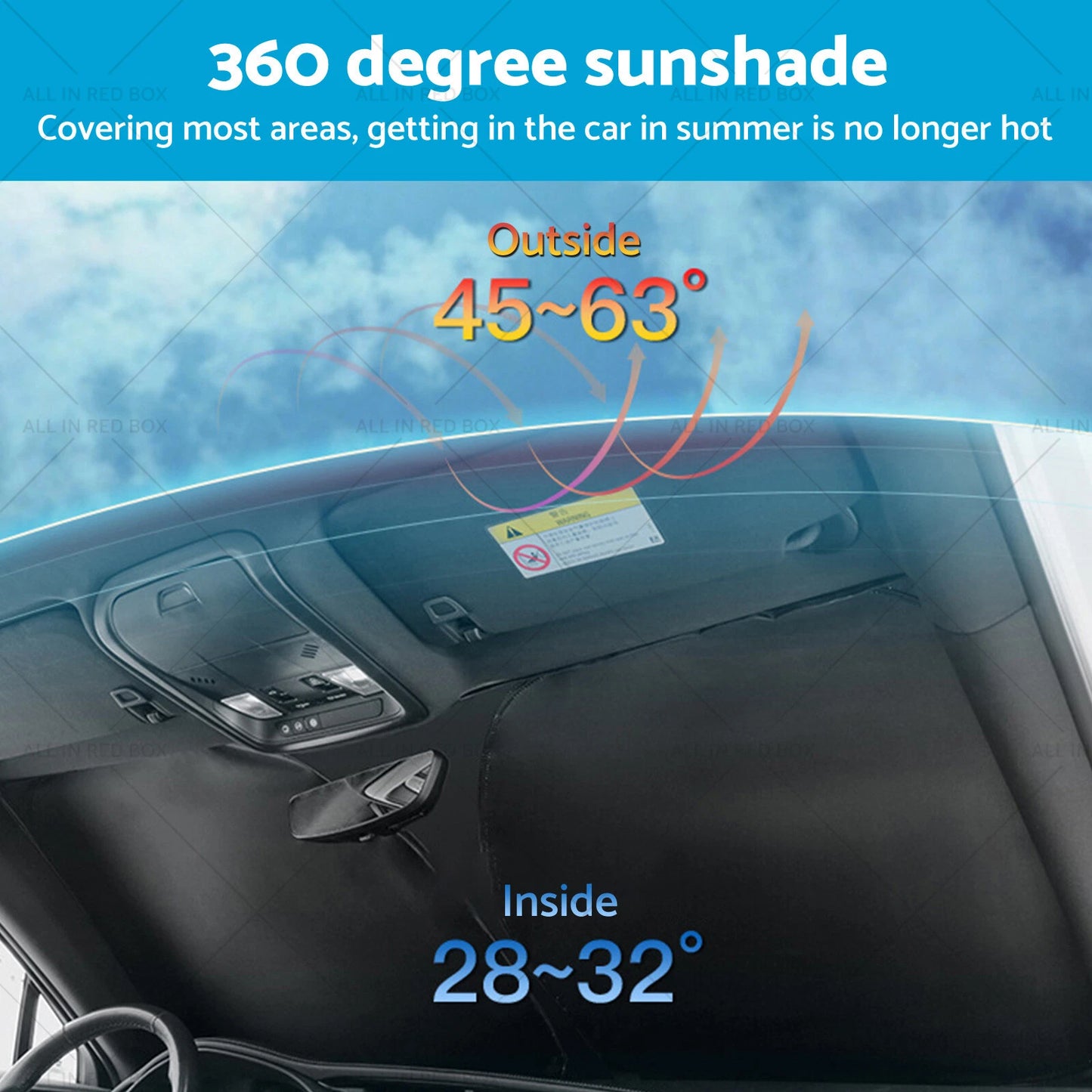 6 Layer WindScreen Sun Shade for Mitsubishi Triton (2015-2024) UV Protection
