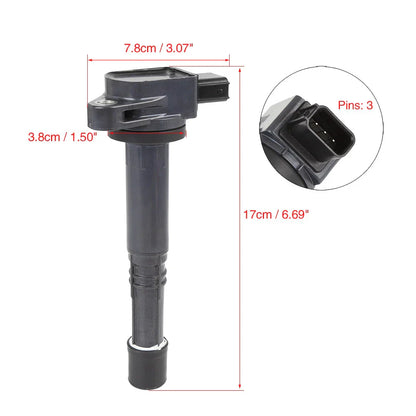 Ignition Coil Gray 3 Pins for Honda Civic Type-R FN2 2.0 Petrol (2010)