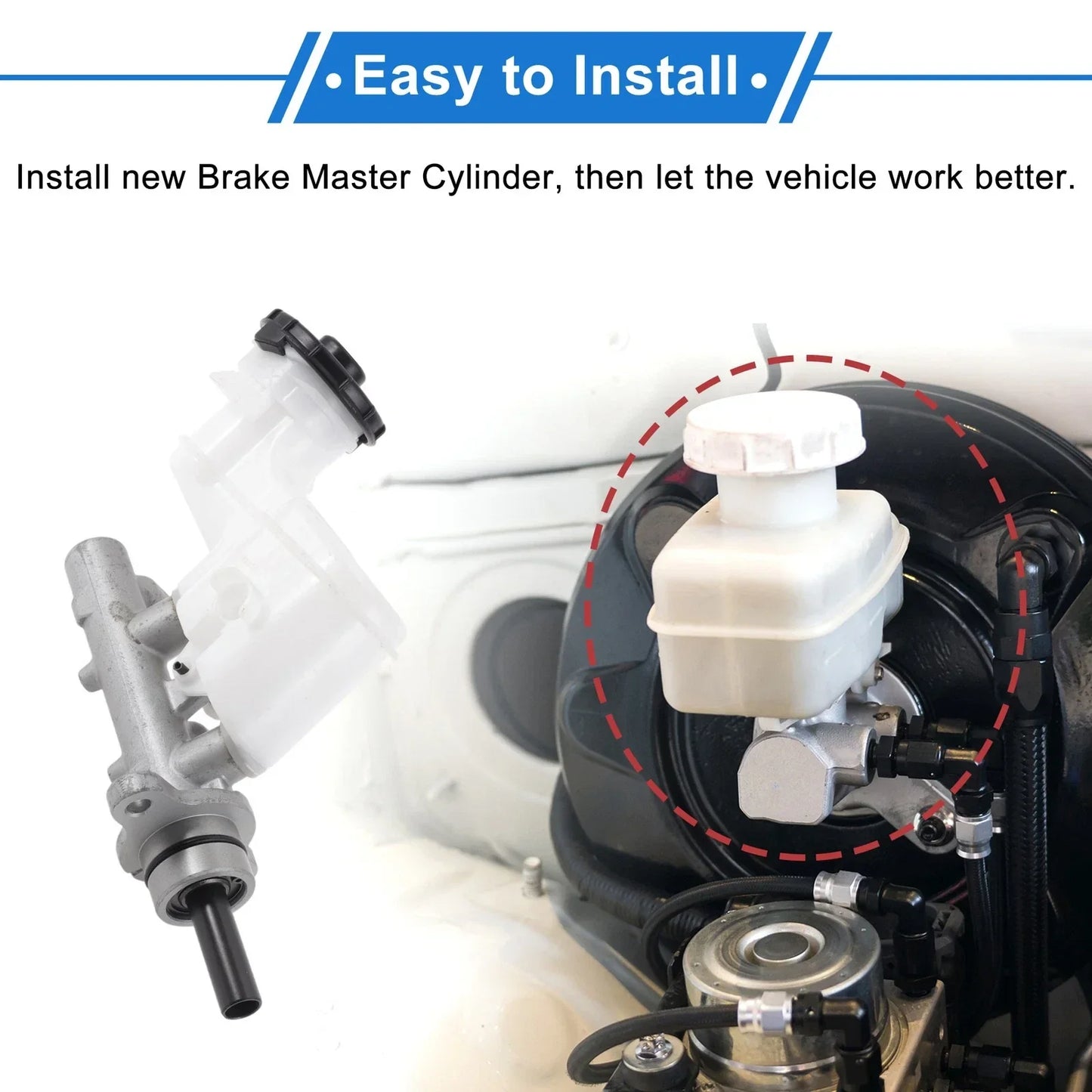 Brake Master Cylinder with Reservoir for Honda Accord CM4 (2003-2008)