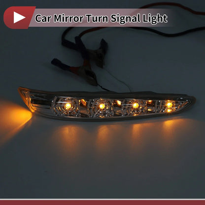 Right Mirror Turn Signal Light for Hyundai Sonata 2009-2014 Gray Clear Plastic