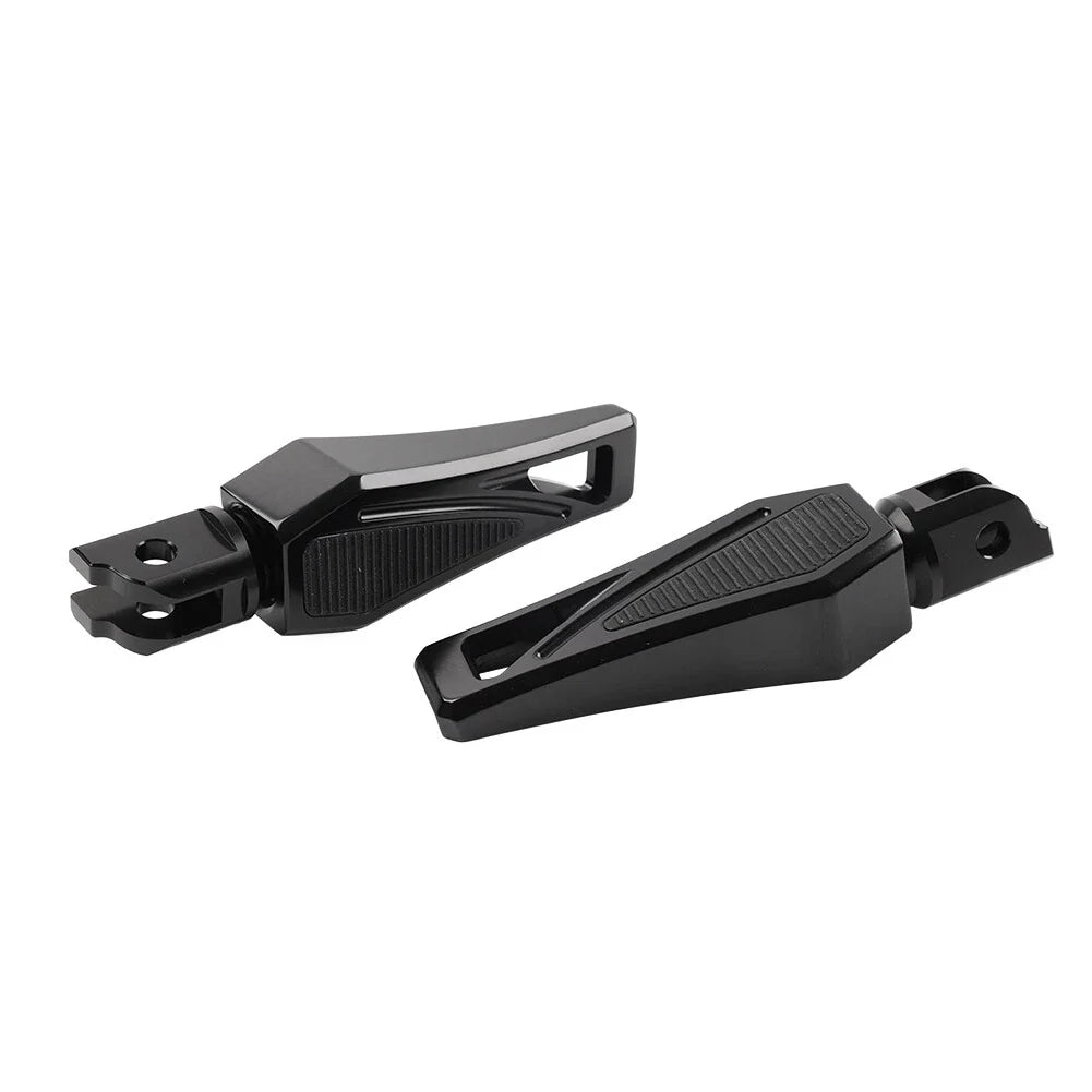 Mini Front Foot Pegs for Harley Softail Street Bob (2018-2023) Black