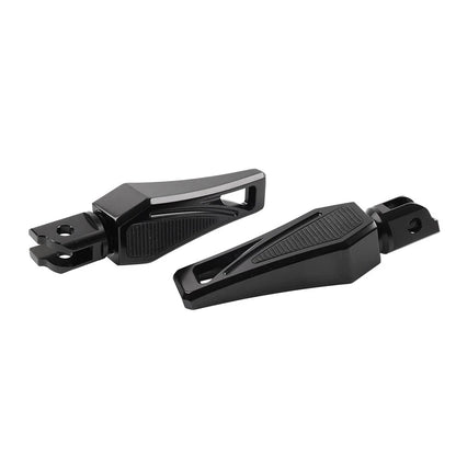 Mini Front Foot Pegs for Harley Softail Street Bob (2018-2023) Black