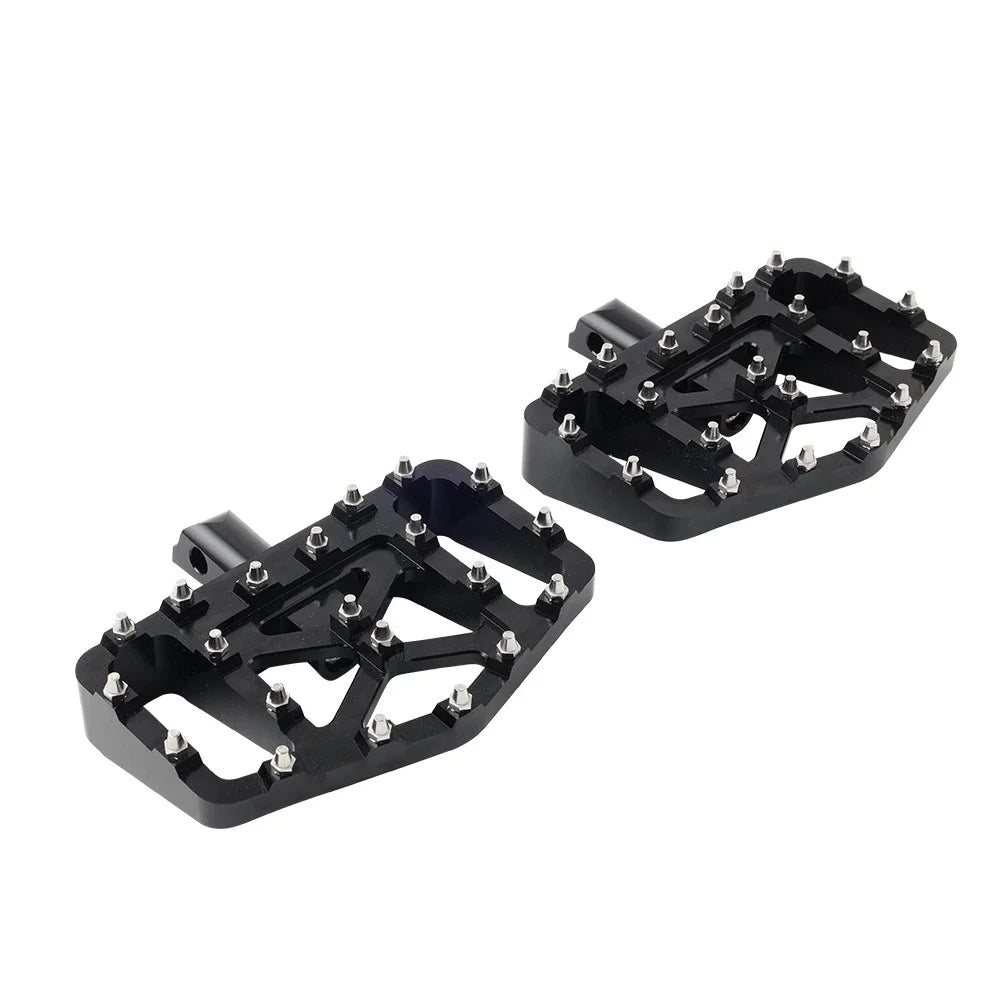 Black Rear FootPeg Passenger Pedal for Harley FXBB FXLR FXLRS FXLRST FXST FLSB (2018-2023)