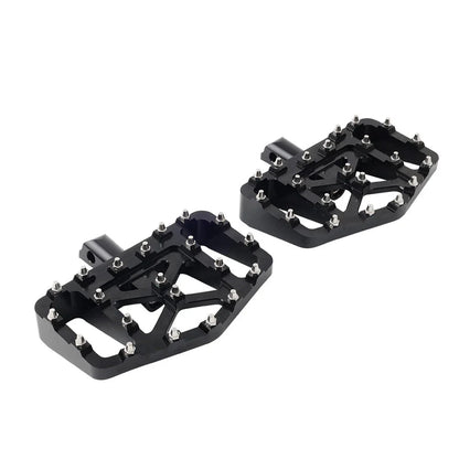 Black Rear FootPeg Passenger Pedal for Harley FXBB FXLR FXLRS FXLRST FXST FLSB (2018-2023)