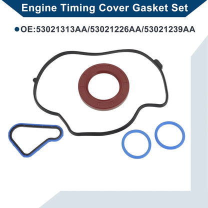 Engine Timing Cover Gasket Set for Dodge Durango 3.7L 4.7L (2003-2009)