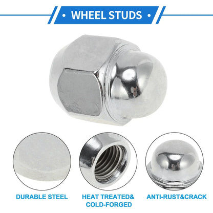 4 x M12x1.5 Wheel Lug Nuts for Hyundai Accent (2007-2009)