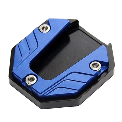 Kickstand Extender Pad for Motorcycle Bikes - Blue