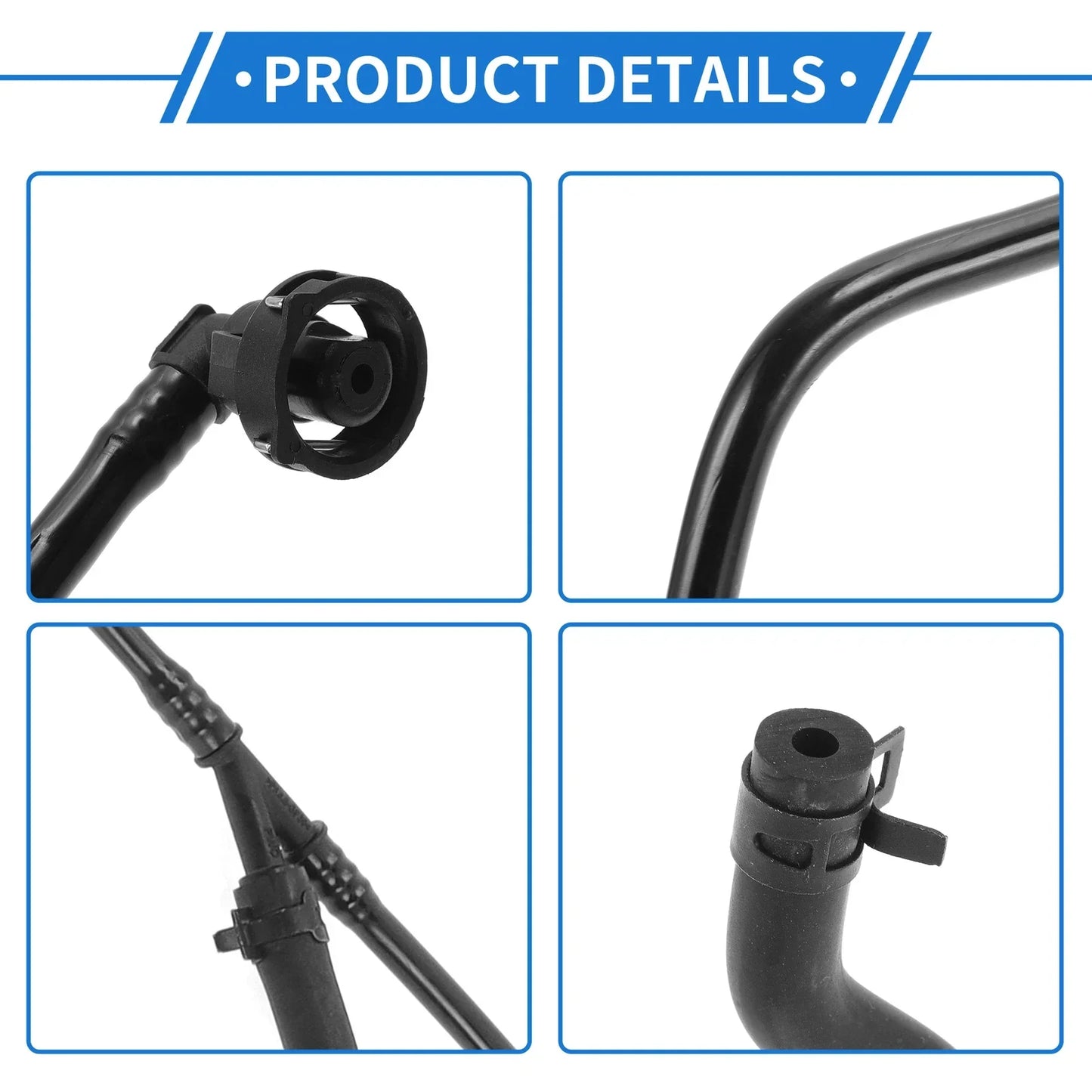 Engine Coolant Hose for Mercedes-Benz Metris 2.0L (2016-2023) Black