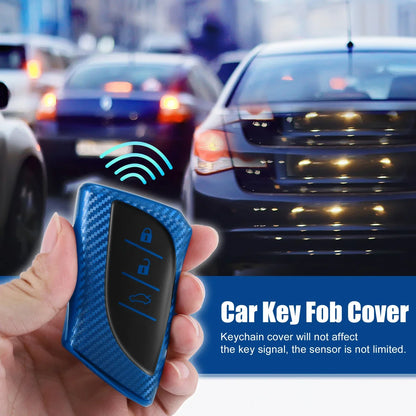 TPU Key Fob Cover Case for Lexus ES 2018-2020 (2 x Covers) Blue