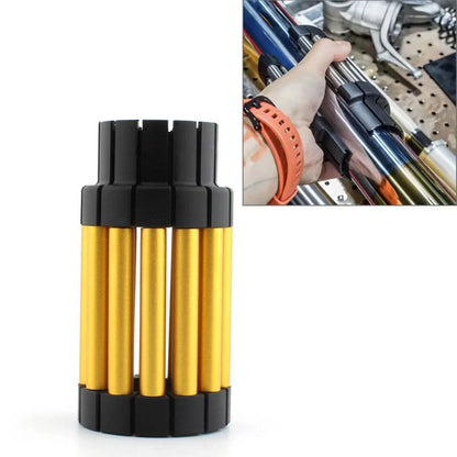 Gold Universal Motorcycle Front Fork Oil Seal Installer Tool for 37-53mm Forks