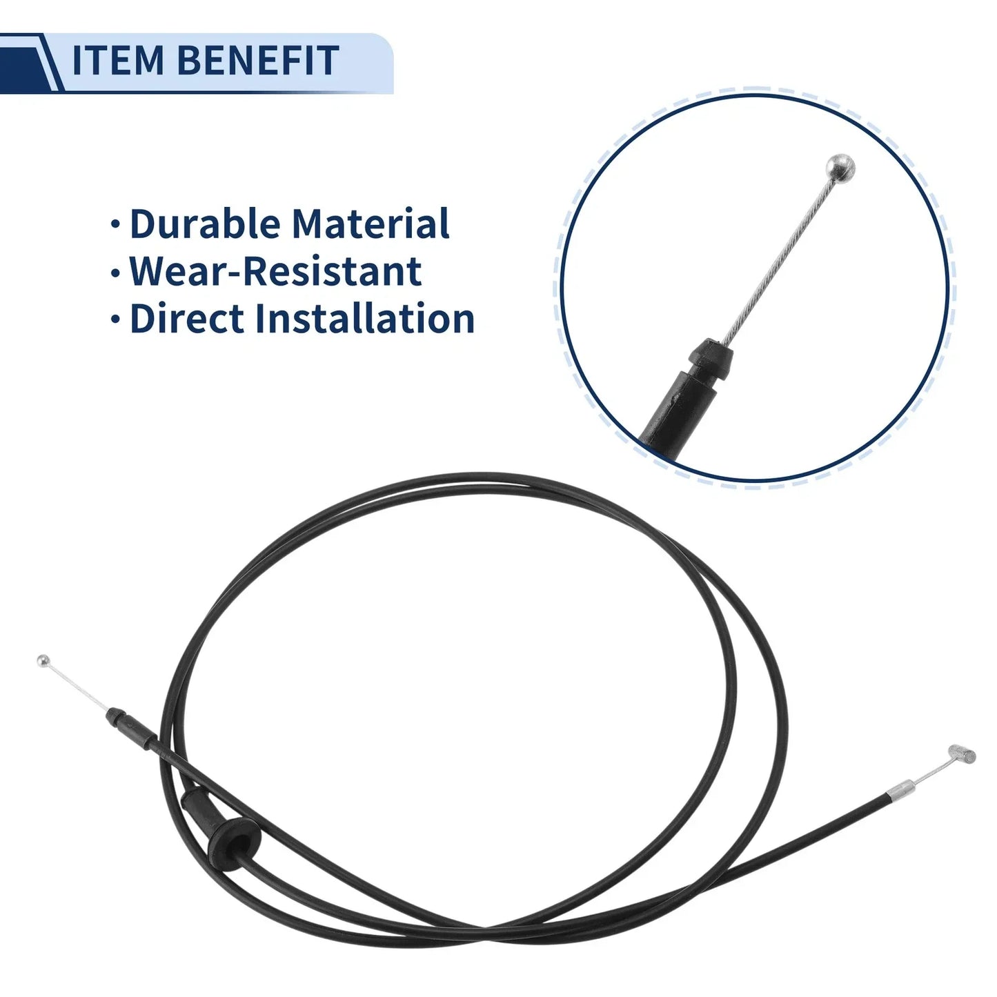 Hood Latch Release Cable for Hyundai Elantra (2000-2006)