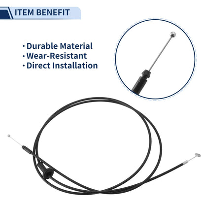 Hood Latch Release Cable for Hyundai Elantra (2000-2006)