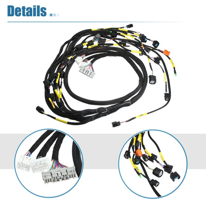 Tucked Engine Wiring Harness for Honda Acura K-Swap CRX K20 K24 K-Series