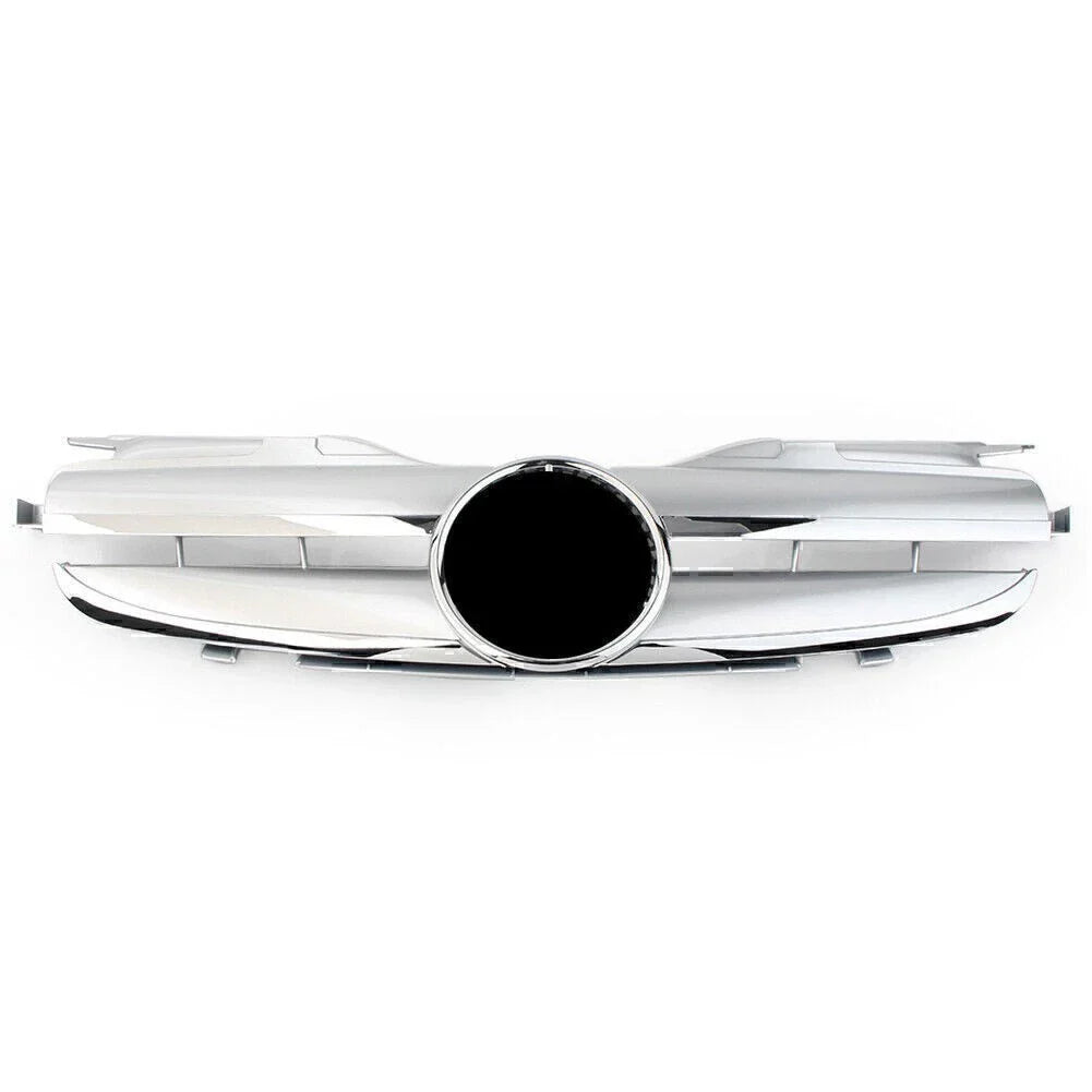 Silver Front Upper Grill for Mercedes Benz R170 SLK Class (1998-2004)