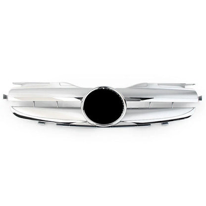 Silver Front Upper Grill for Mercedes Benz R170 SLK Class (1998-2004)