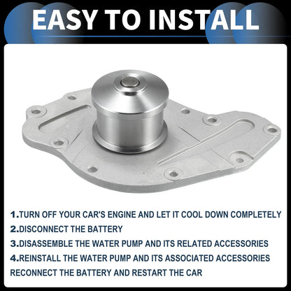 Water Pump with Idler Pulley Kit for Chrysler PT Cruiser (2003-2010)