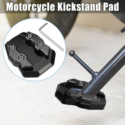 Kickstand Plate Pad for Honda Adv-160 2022 with Wrench - Black