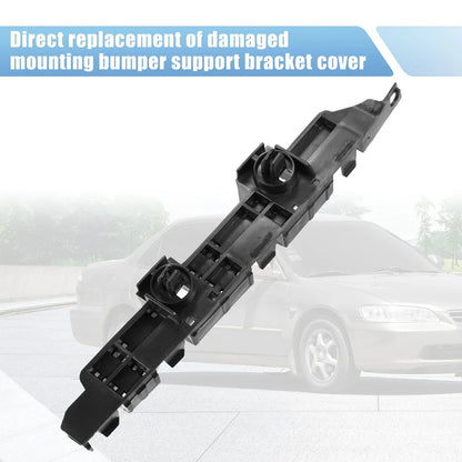 Front Bumper Bracket for Honda Accord (2018-2023) - Plastic Black, 2 x Pieces