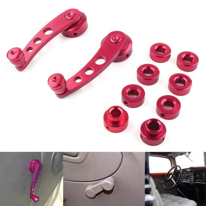 Universal Aluminum Alloy Window Crank Handle for Car (2 pcs)