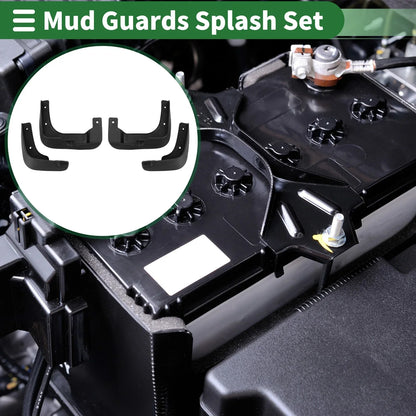 Mud Flaps Splash Guards for Hyundai i10 (2010-2015) with Mount Accessories