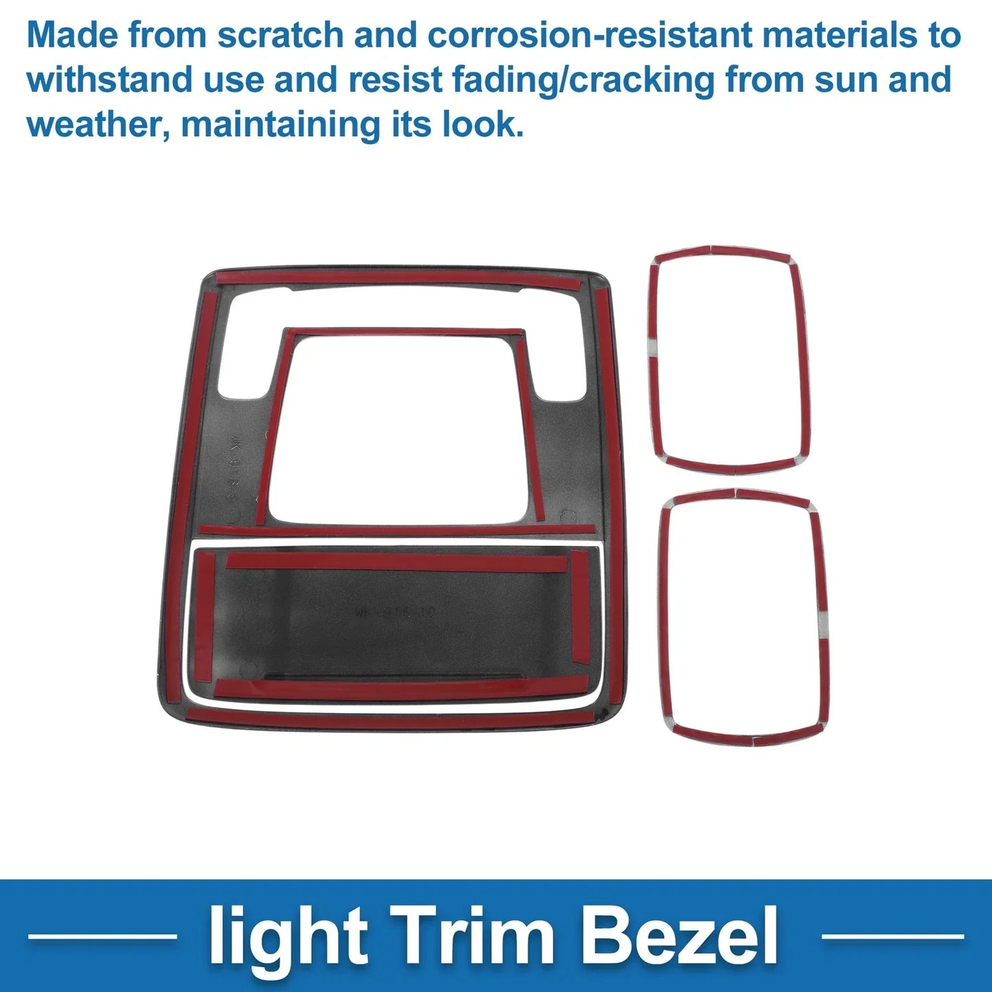 Front Row Rear Light Trim Bezel for Honda Stepwgn (2023) Silver Tone