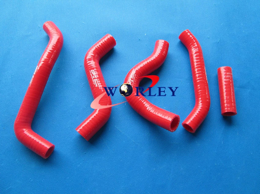 Silicone Radiator Hose for SUZUKI RMZ450 2007-2009 - Red