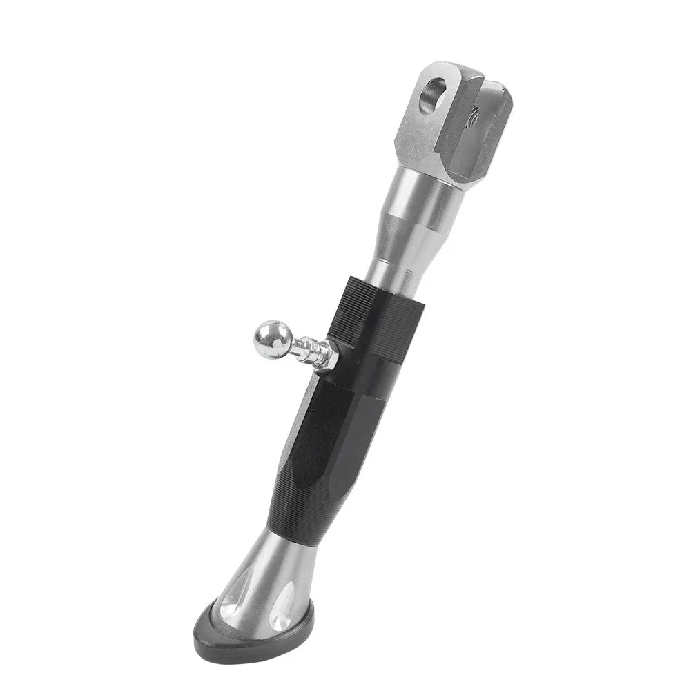 Universal Adjustable Kickstand Foot for Silver Motorcycle