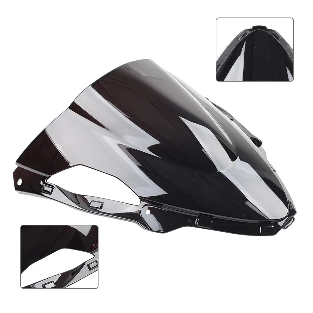 Front Windscreen for Kawasaki Ninja ZX-6R ZX636 (2024) Black
