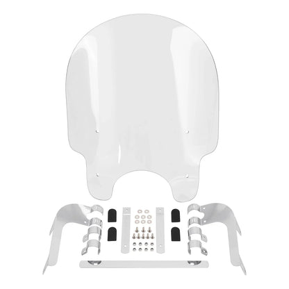 39mm Clamps Windscreen Windshield for Harley Dyna Sportster XL883 1200