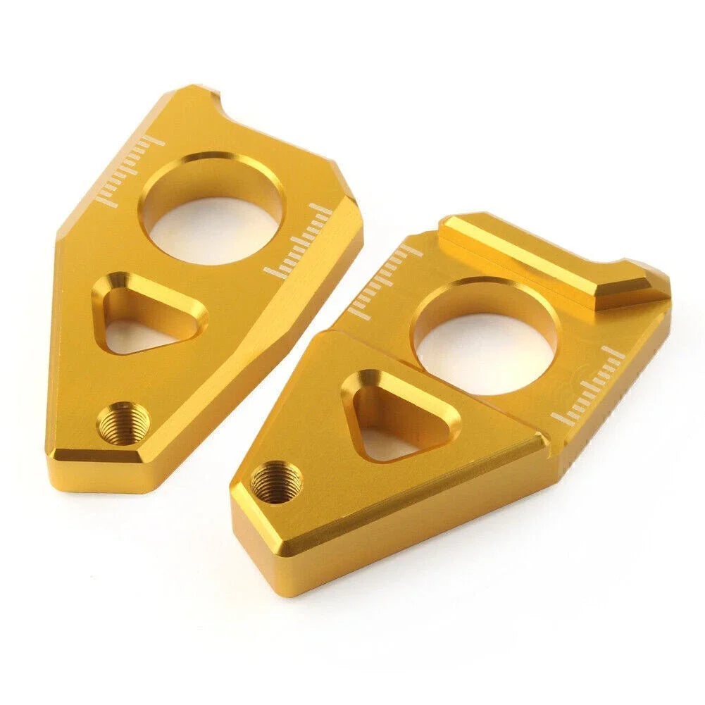 Axle Spindle Chain Adjuster Blocks for Yamaha YZF R1, FZ8, FZ1, TMAX 530 (2002-2023)