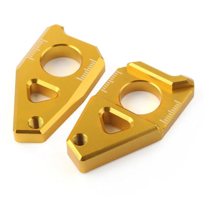Axle Spindle Chain Adjuster Blocks for Yamaha YZF R1, FZ8, FZ1, TMAX 530 (2002-2023)