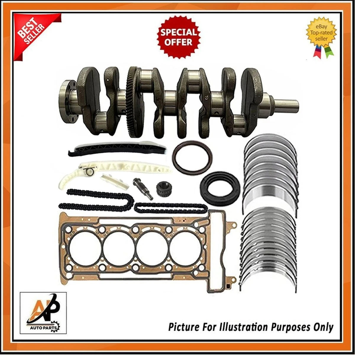 Crankshaft Replacement Kit for Mercedes-Benz GLC 2.0L M264 (2020–2024)