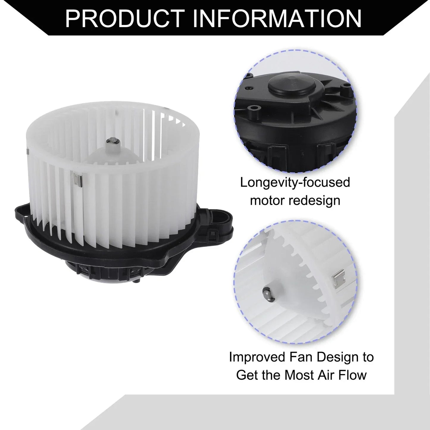 HVAC Heater Blower Motor Assembly for Hyundai Santa