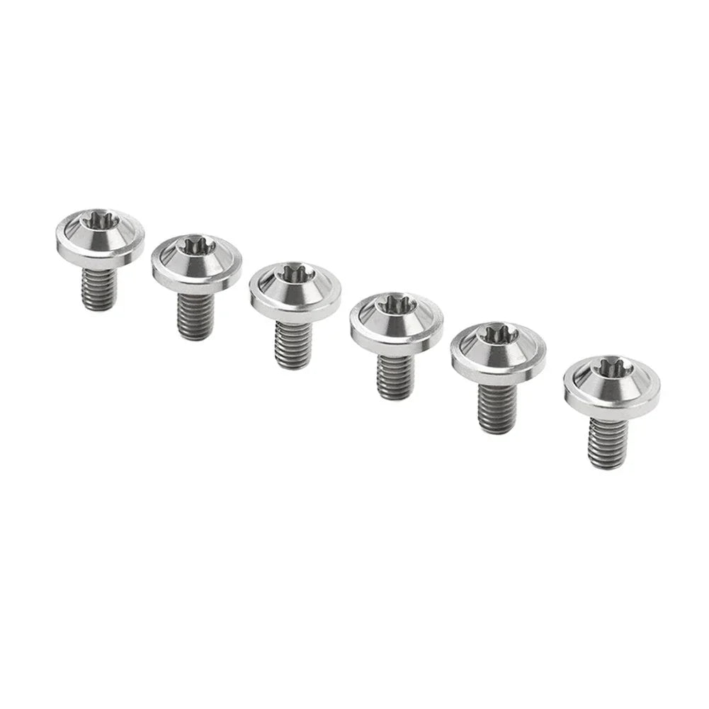 6 x M5x25mm Titanium Alloy Torx Head Bolts for Bike Motorcycle