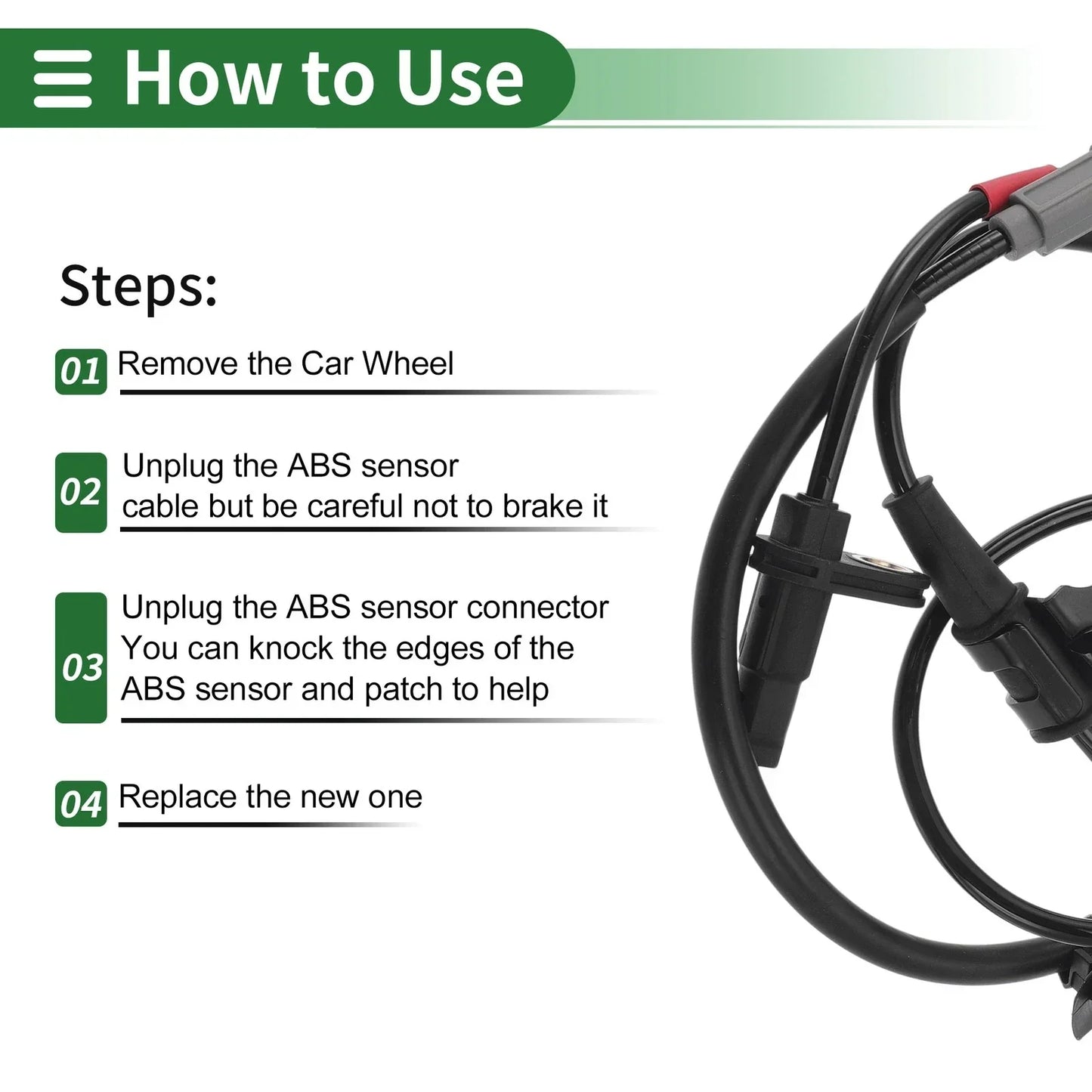 ABS Wheel Speed Sensor for Hyundai Venue Right Front (2020-2023)