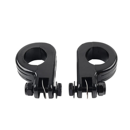 Foot Peg Mount Clamp Bracket for Harley 1.25" Highway Engine Crash Bar