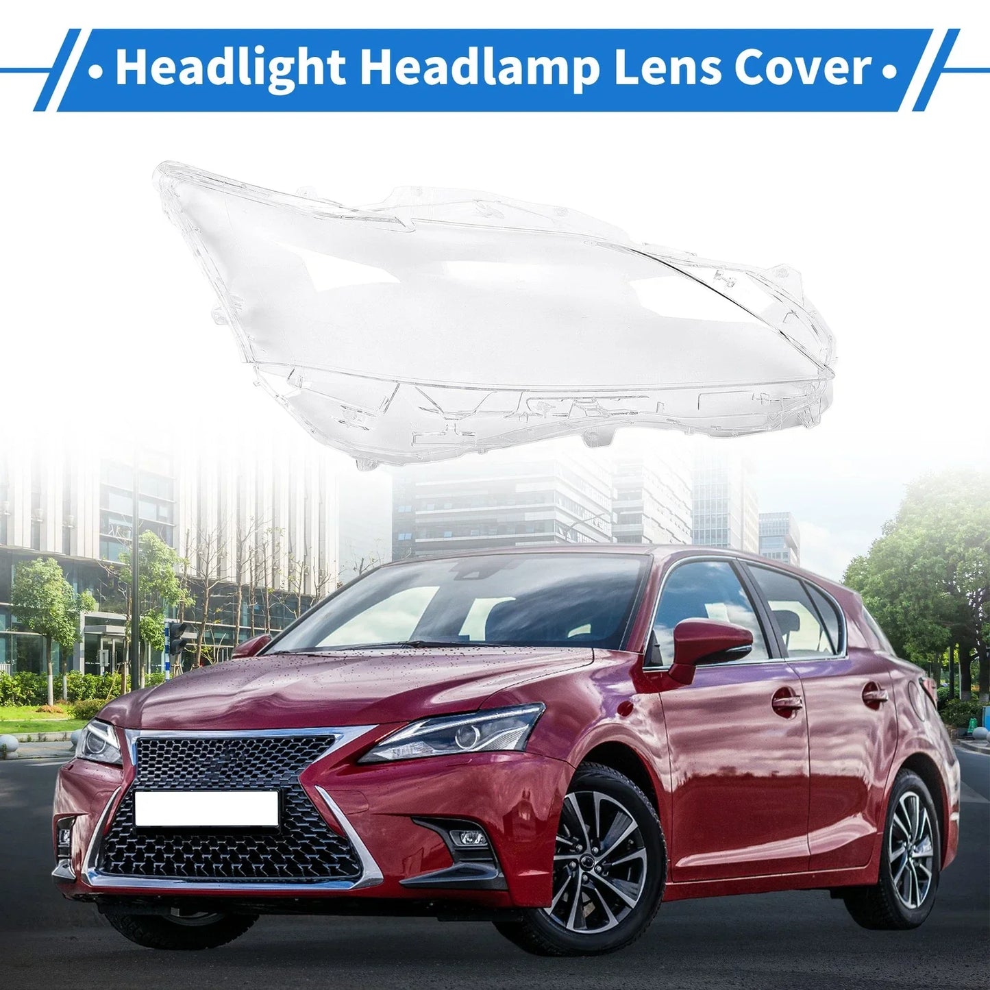Car Front Right Headlight Lens Cover for Lexus CT200/CT200h (2012-2017)